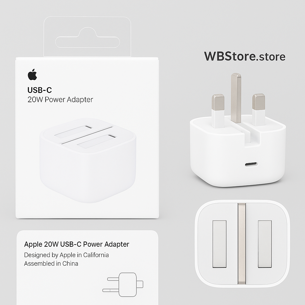 Buy Now "Apple 20W USB-C Power Adapter (Model A2344) – Fast Charging Original Charger for iPhone & iPad"