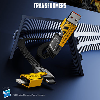 High-Speed 4-in-1 Data Cable | 65W Super Fast Charging | Universal Quad Interface