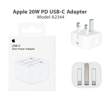 Buy Now "Apple 20W USB-C Power Adapter (Model A2344) – Fast Charging Original Charger for iPhone & iPad"