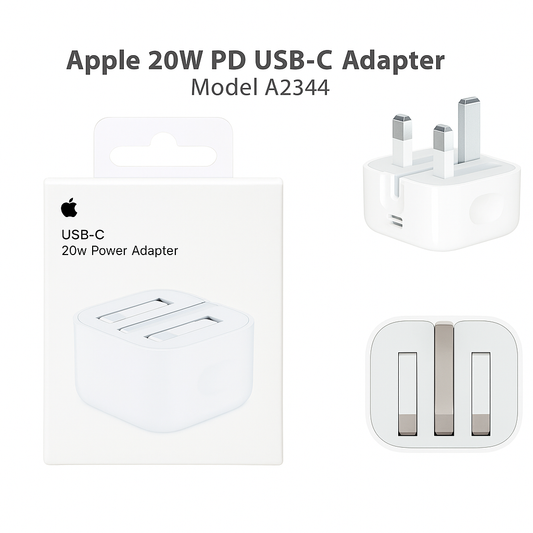 Buy Now "Apple 20W USB-C Power Adapter (Model A2344) – Fast Charging Original Charger for iPhone & iPad"